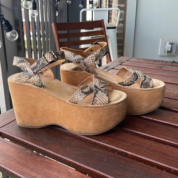 Kork-Ease/ Anthropologie Platform sandal size 7.5 - Picture 3 of 5